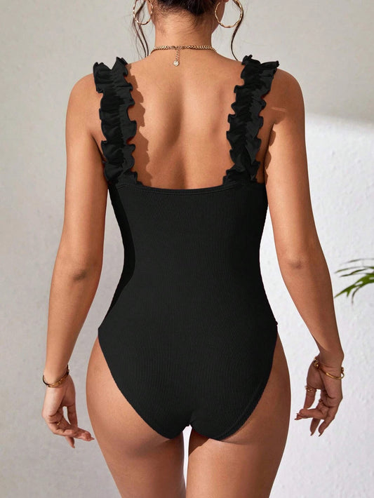 Women Square Neck Casual Tank Top